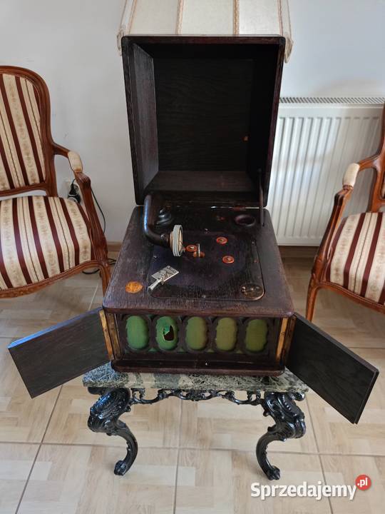 Zabytkowy Patefon Unikat Stary Drawski Młyn