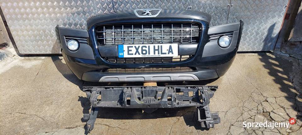 ZDERZAK PRZÓD PEUGEOT 3008 KOMPLETNY 0914 LAK osobowe Zderzaki Międzychód sprzedam