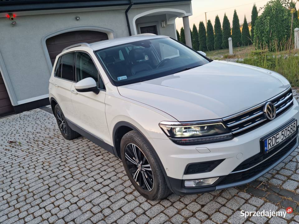 Volkswagen Tiguan 20 Tdi dsg 4 motion Highline elektrochrom. lusterko wst. Żyraków sprzedam