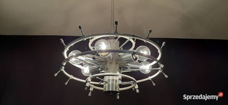 Żyrandol kryształowy Sputnik Veb Chełm