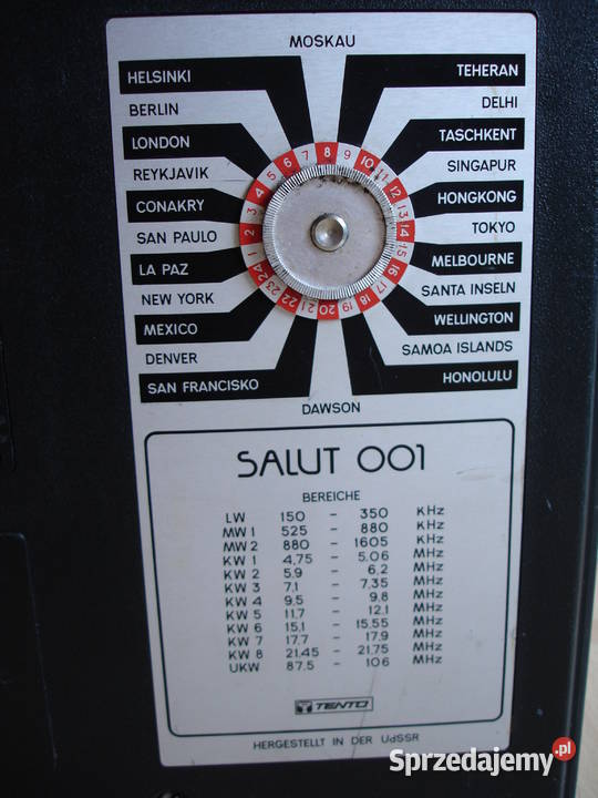 Radio SALUT 001 ZSRR lubuskie Zielona Góra