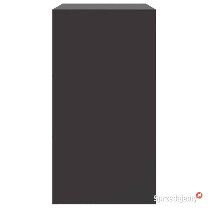 Szafka boczna czarna 67x39x73 stal WM841649 Warszawa