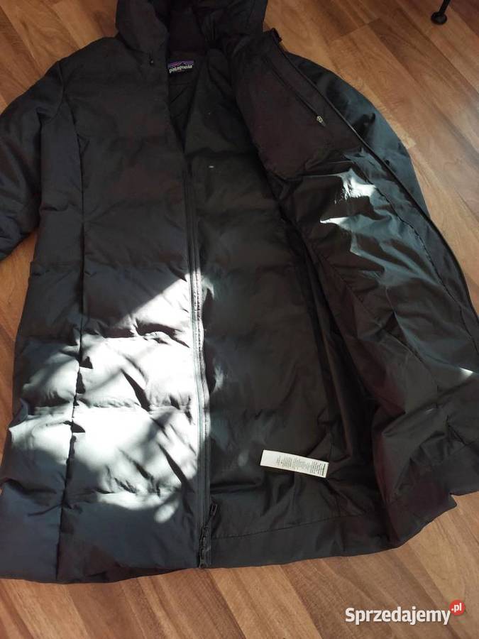Płaszcz długi parka PATAGONIA XL czarny Nowy Wrocław