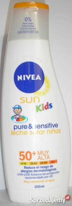 Nivea Sun Kids Pure Sensitive 50 mleczko do Kraków