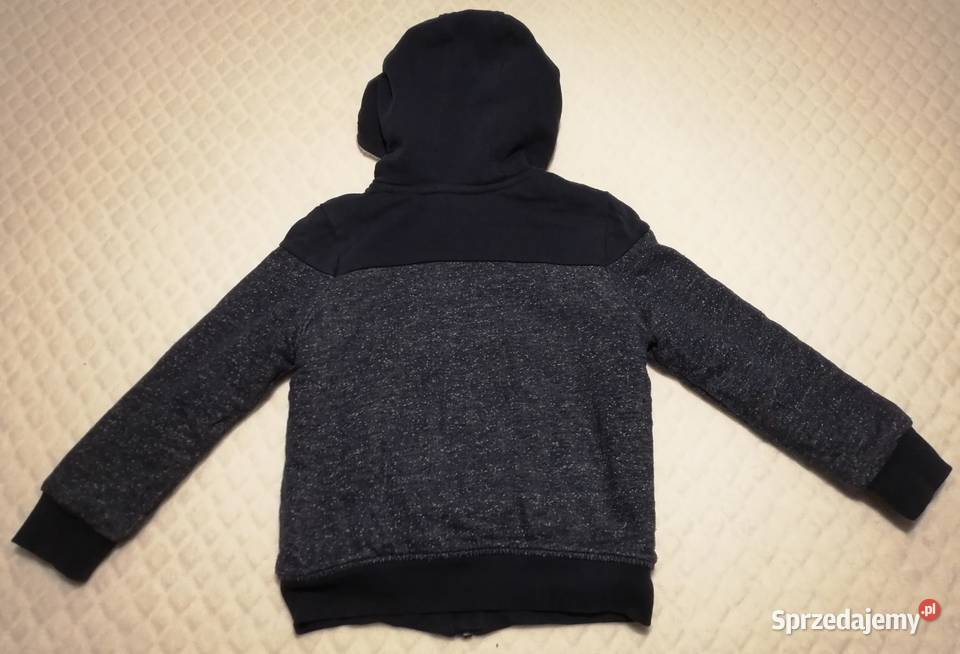 Bluza zimowa rozpinana z kapturem długi rękaw chłopiec Czeladź