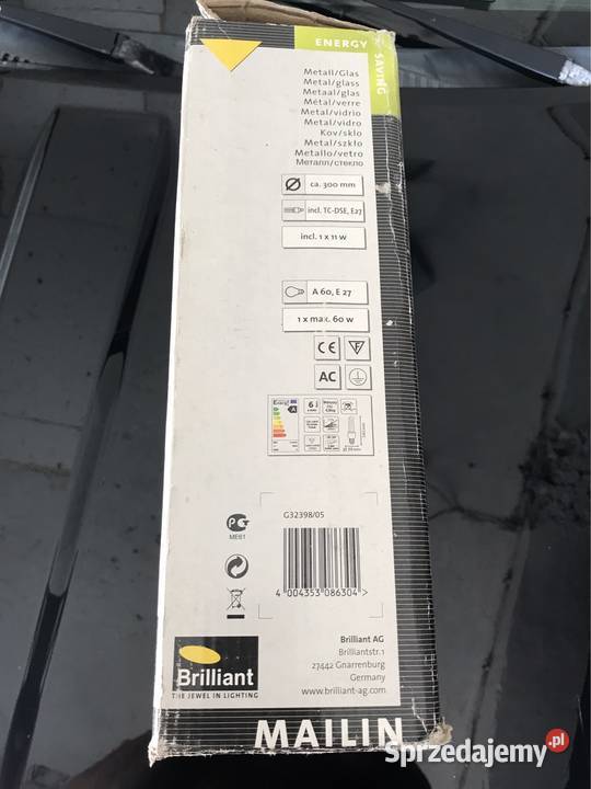 Brilliant Mailin lampa plafon biały Legnica