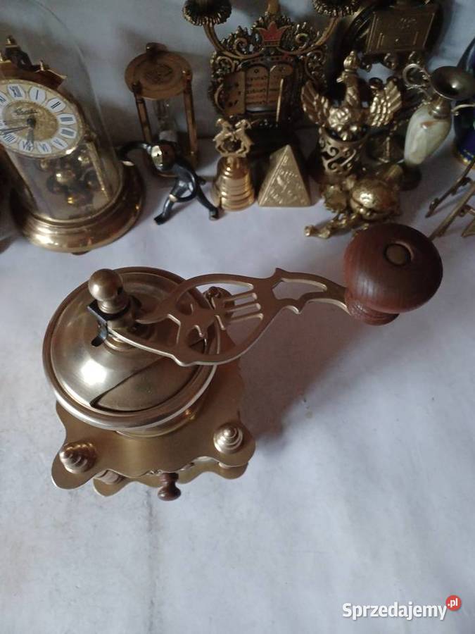 Mosiężny młynek do kawy Kolekcja Poznań