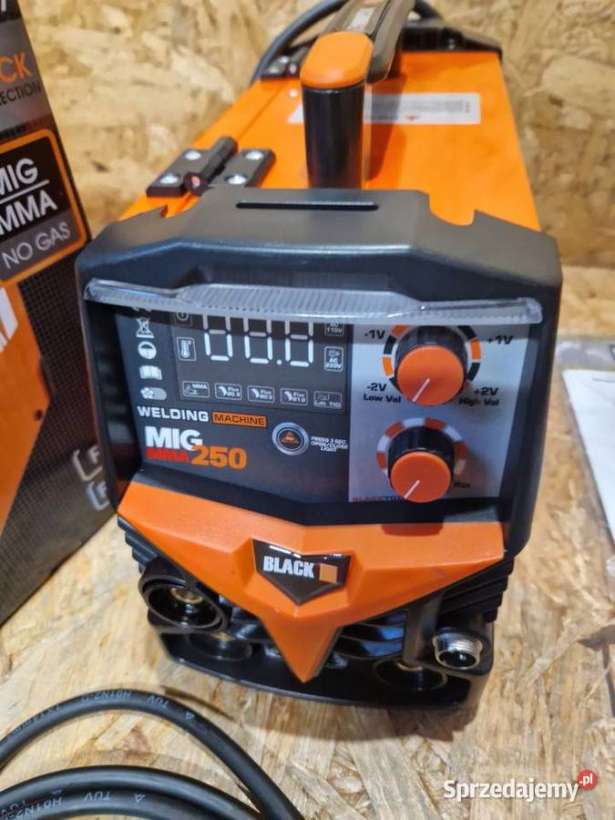 ZESTAW SPAWARKA MIGOMAT MIG FCAW MMA 250A FLUX