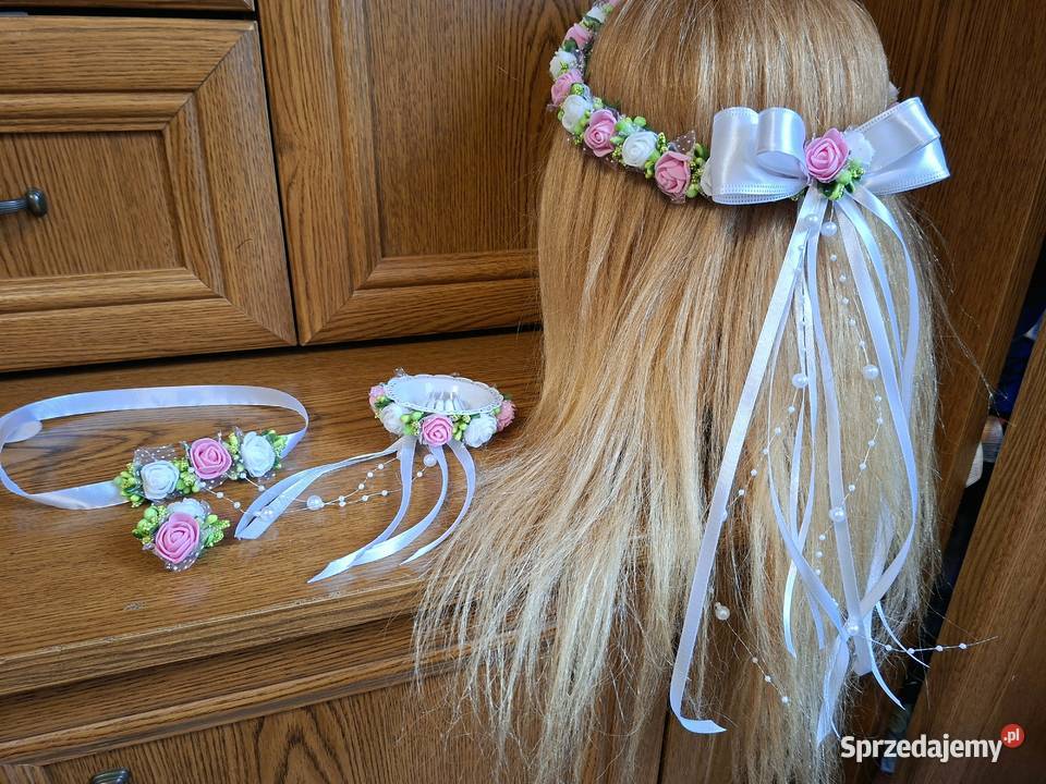 Wianek komunijny zestaw delikatny Borów