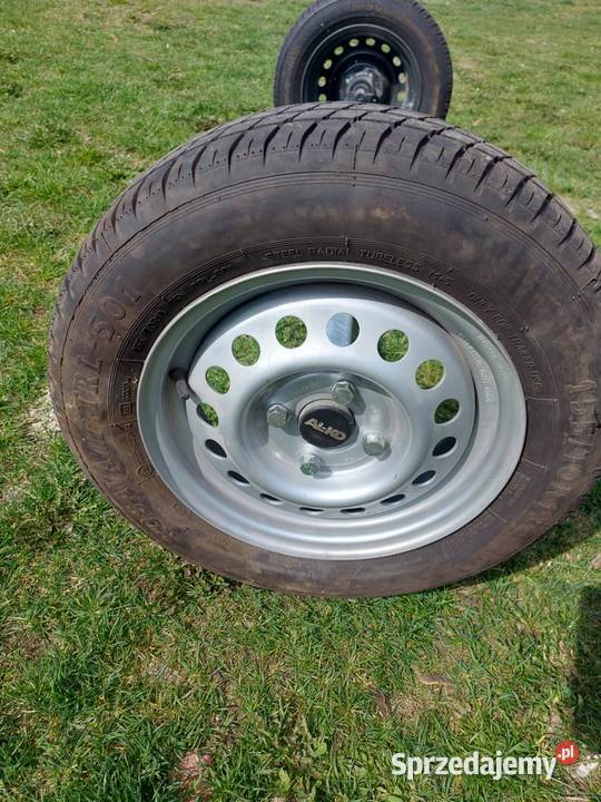 Oś do przyczepki Alko 750 koła 4x100 tablica z Pozostałe Łomża
