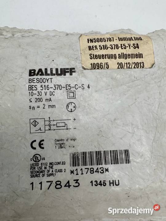 Balluff BES00YT BES 516370E5CS4 Czujnik