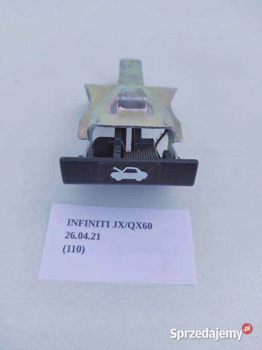 DŹWIGNIA OTWIERANIA MASKI INFINITI QX60 JX Karoseria Nowy Tomyśl sprzedam