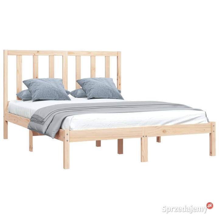 Rama łóżka lite drewno sosnowe 140x190 WM3105140 Warszawa