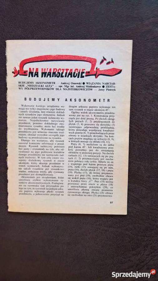 Czasopismo Na Warsztacie dolnośląskie Wrocław sprzedam