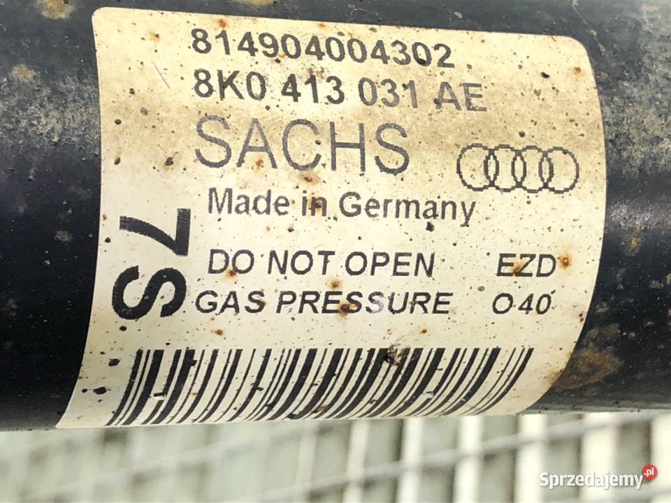AMORTYZATOR PRAWY PRZÓD ZE SPRĘŻYNĄ AUDI A4 B8