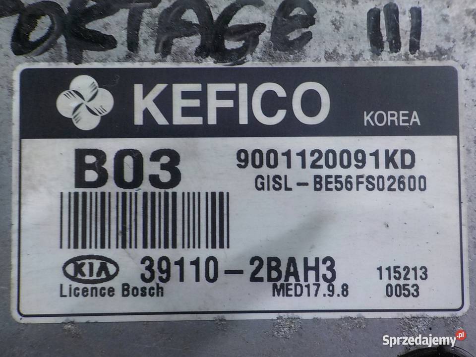 KIA SPORTAGE III 16 B 12r 5D sterownik komputer Suków sprzedam