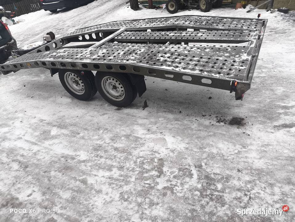 Przyczepa laweta zarejestrowana Wiola 2t dmc Lawety Rytel