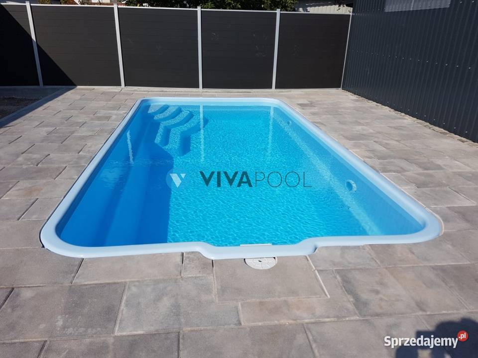 Basen ogrodowy 600 x 300 x 150 poliestrowy Radomsko