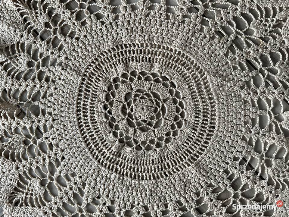 Obrus serwetka serweta szydełko 70x70 łódzkie Łódź