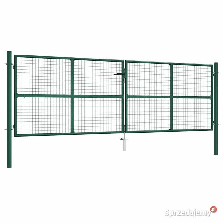 vidaXL Brama ogrodowa siatkowa stalowa 400x125 Warszawa