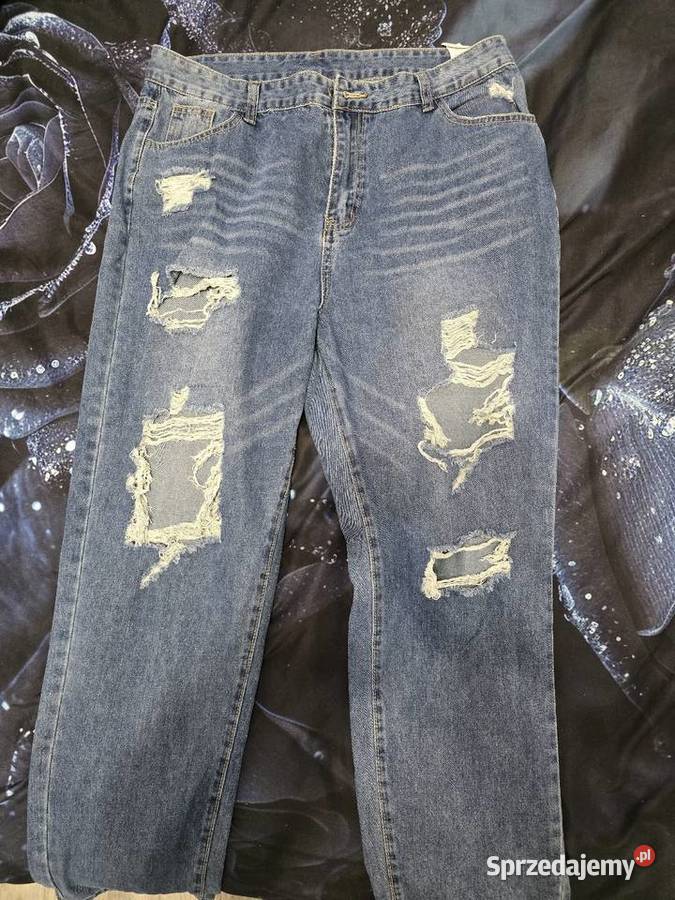 Sprzedam spodnie jeansowe Rozmiar 44(XXL) Spodnie Lublin sprzedam