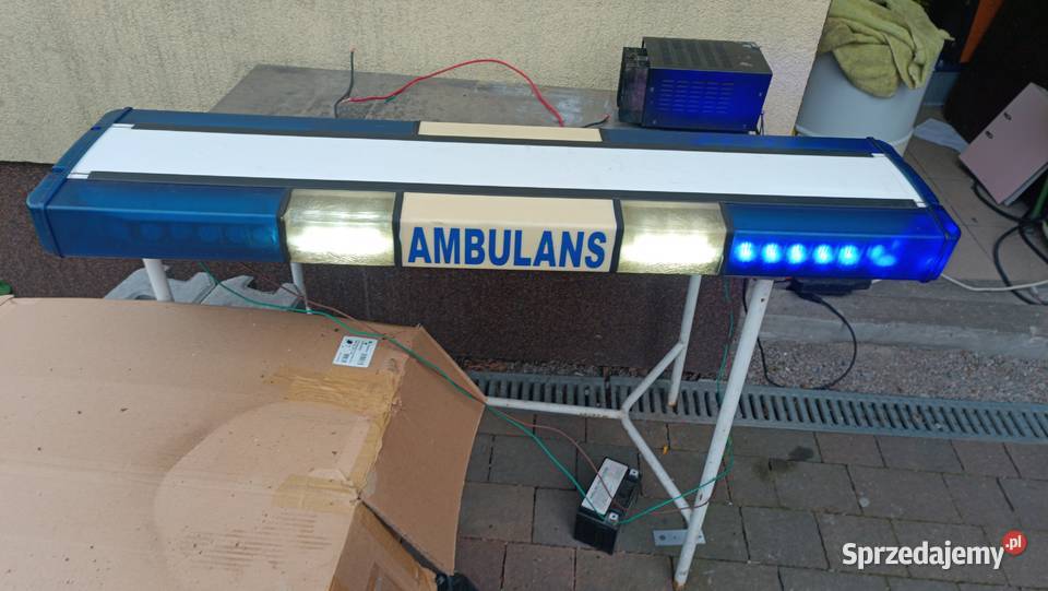 Kogut lampa ostrzegawcza elfir ambulans Żywiec