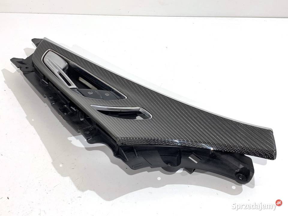 KLAMKA WEWNĘTRZNA LEWY PRZÓD CARBON AUDI A7 4G