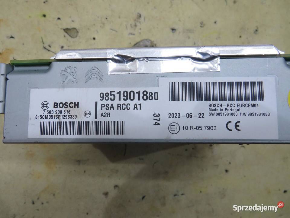 RADIO NAWIGACJA NAVI OPEL CORSA F 9851901880