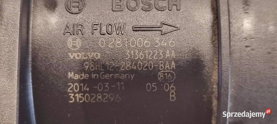 VOLVO XC60 OBUDOWA FILTRA POWIETRZA 30748207