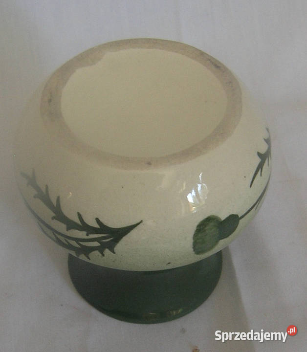 wazonik vintage z ostami ceramicznyDvin dolnośląskie Bartków