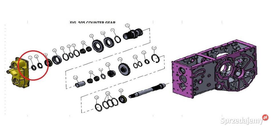 Nakrętka blokująca Mitsubishi VST MT180222270 Tajęcina
