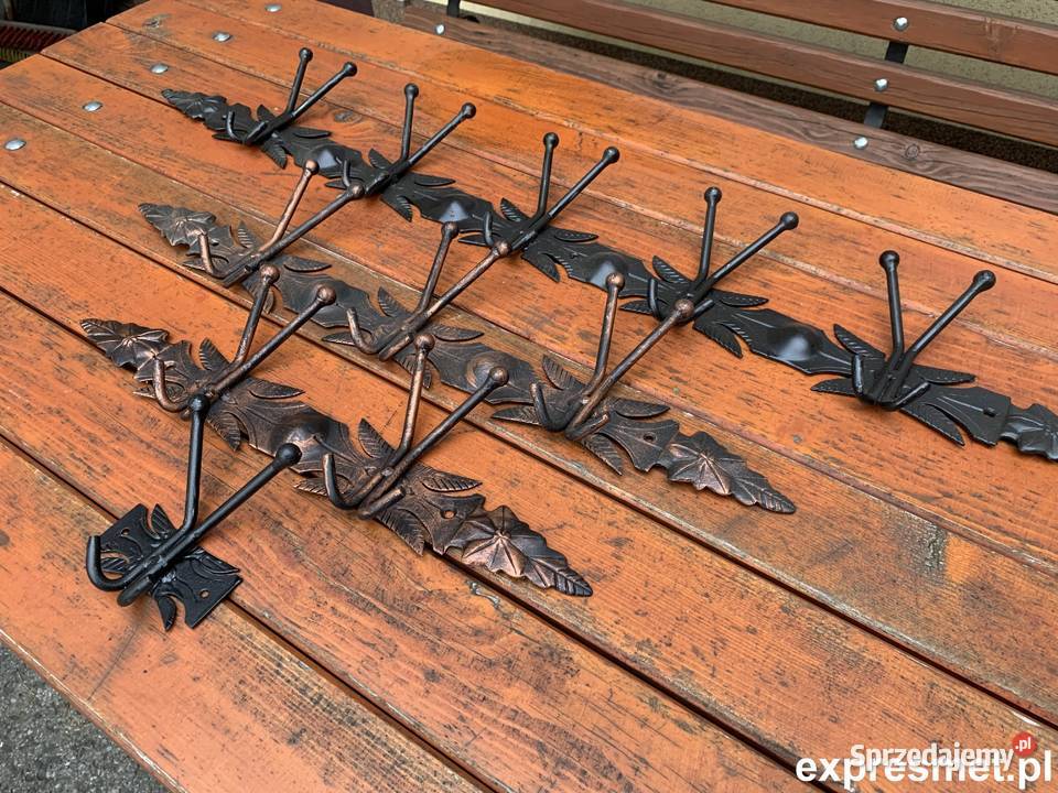 KUTY Wieszak na ubrania do przedpokoju Metalowy czarny Opole