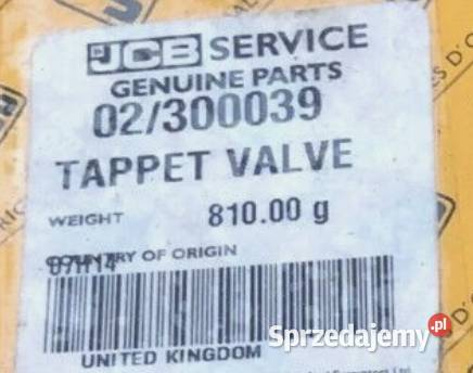 JCB 02300039 Popychacz zaworu do JCB 3C JCB 3D Poznań
