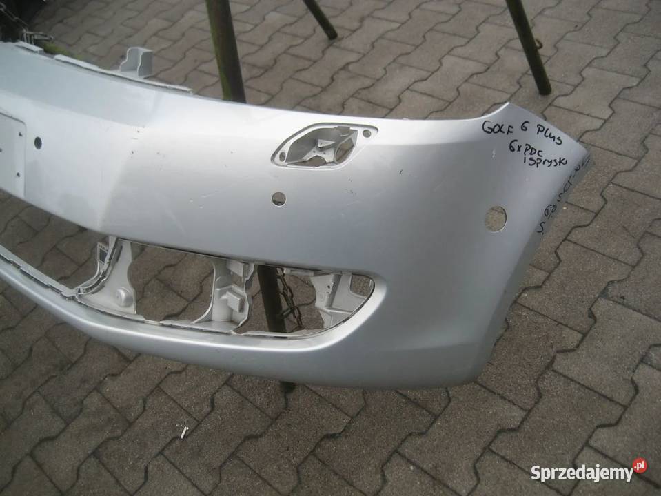 vw golf 6 plus 0812r zderzak przedni 6xpdc