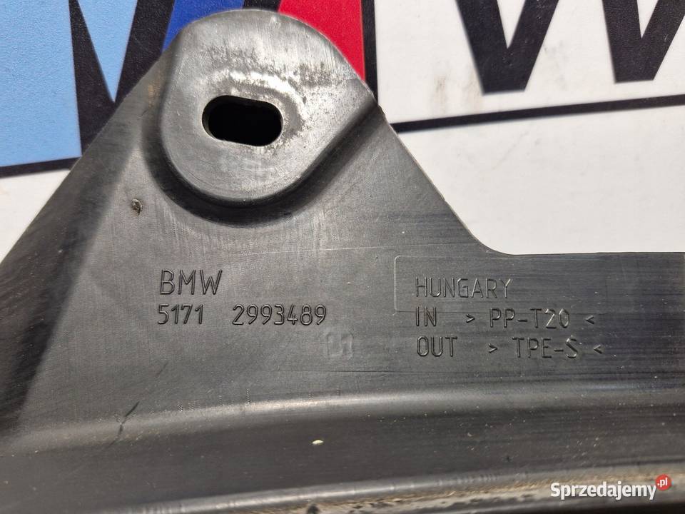 BMW X1 E84 OSŁONA WLOTU POWIETRZA 2993489