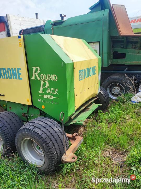 Prasa Krone 1250 round pack owijarka nieuszkodzony Rolujące (belujące) Dragany