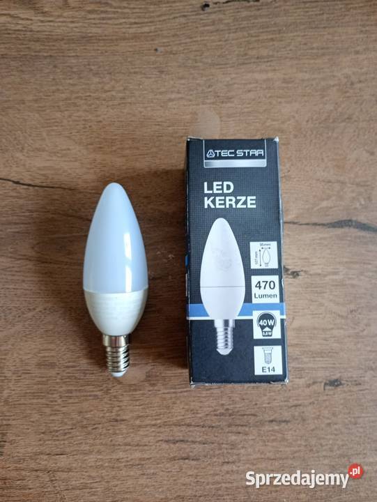LED E14 58W 40W 470 lumen 2700K klasa A firmy