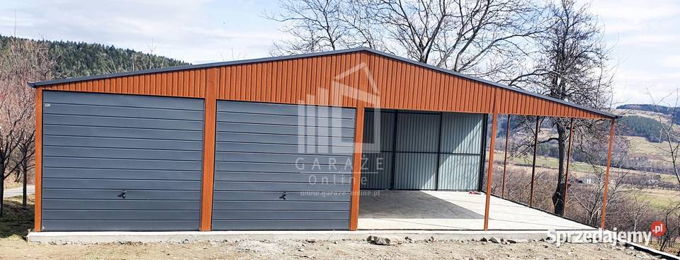 GARAZ BLASZANY 6m x 6m poziom wiata 6m x 6m Jelenia Góra sprzedam