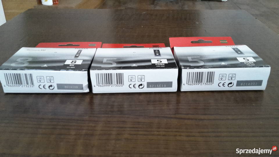 ORYGINALNE TUSZE CANON CLI 8BK i PGI5BK PIXMA