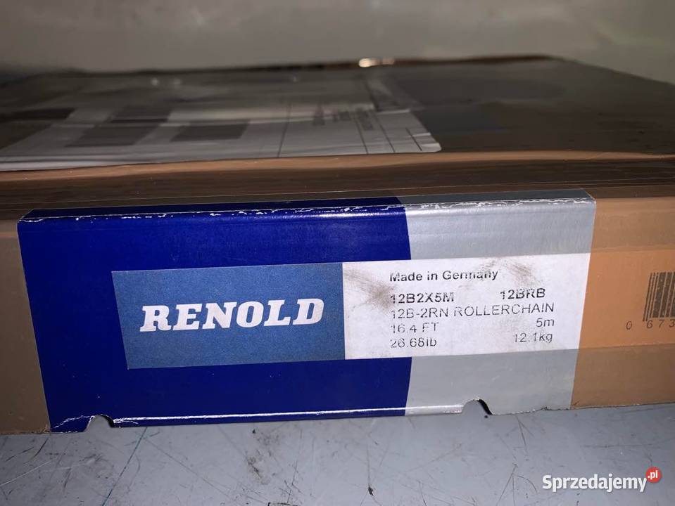 Renold 12B2 Łańcuch rolkowy dwurzędowy 5m Warszawa sprzedam