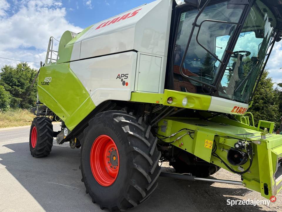 Kombajn zbożowy Claas Tucano 450 heder V660 2400 nieuszkodzony dolnośląskie Nowa Ruda sprzedam