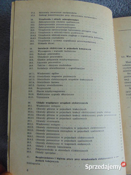Urządzenia elektryczne pojazdów szynowych Rok wydania 1974 Lublin sprzedam