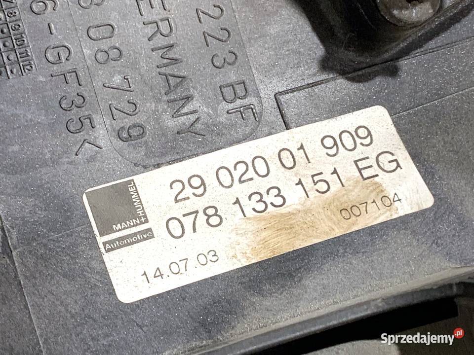 KOLEKTOR SSĄCY AUDI A4 B6 078133151EG 24 170