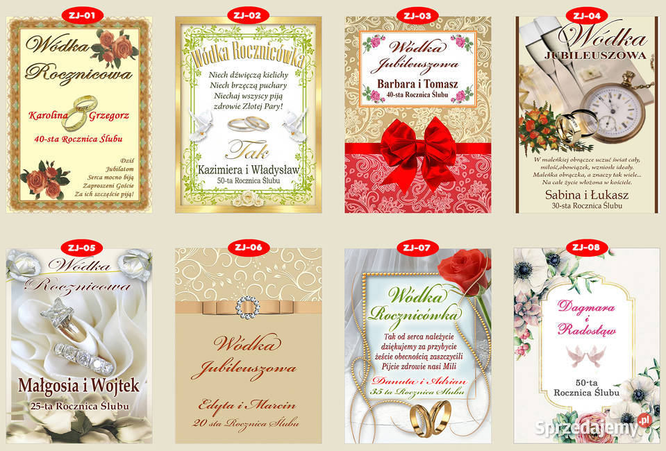 Naklejki Etykiety Nalepki na WÓDKĘ BUTELKI na