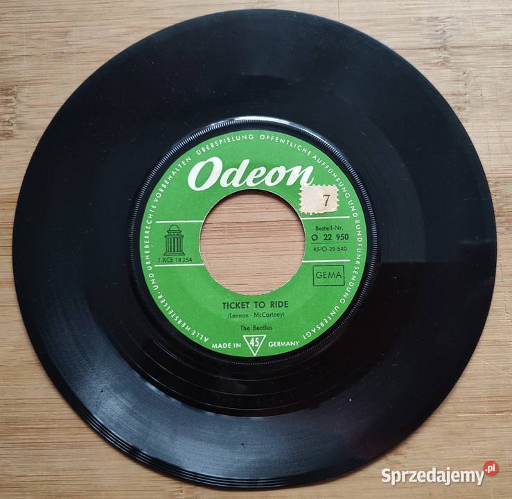 The Beatles lata 60 te single Warszawa