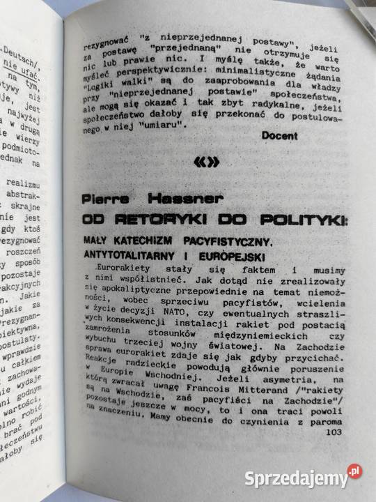 W drodze czerwiec 1981r i Poglądy Myśl 34 1985r Gdynia