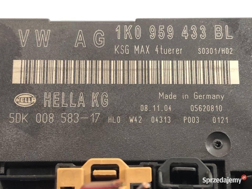 MODUŁ KOMFORTU VW TOURAN 1K0959433BL Minivan