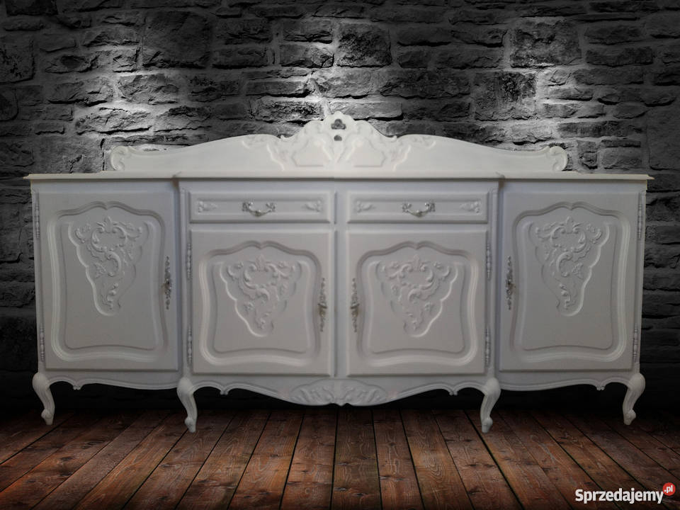 Ludwikowska komoda bufet 220 śnieżna biel 50cm lubelskie Biłgoraj