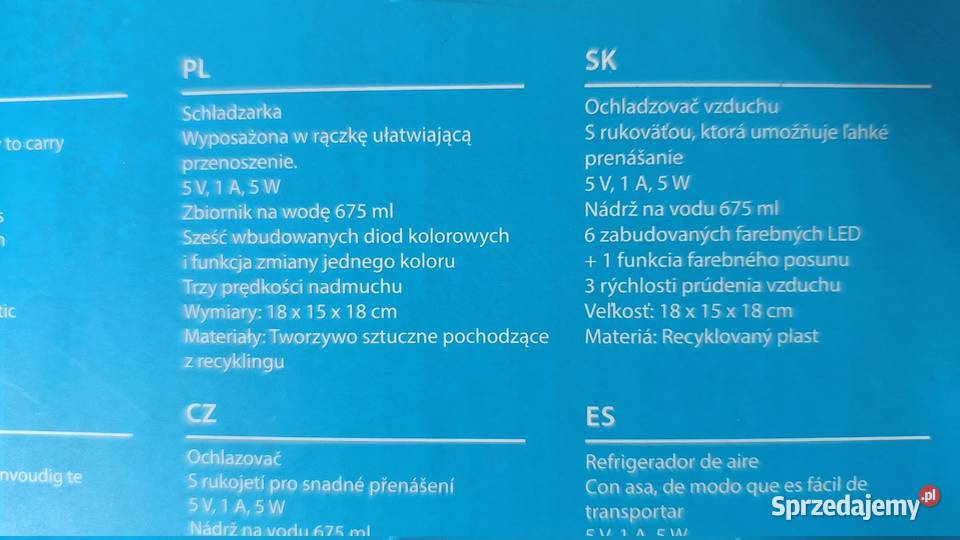 Schładziarka Klimator Nortec Air cooler