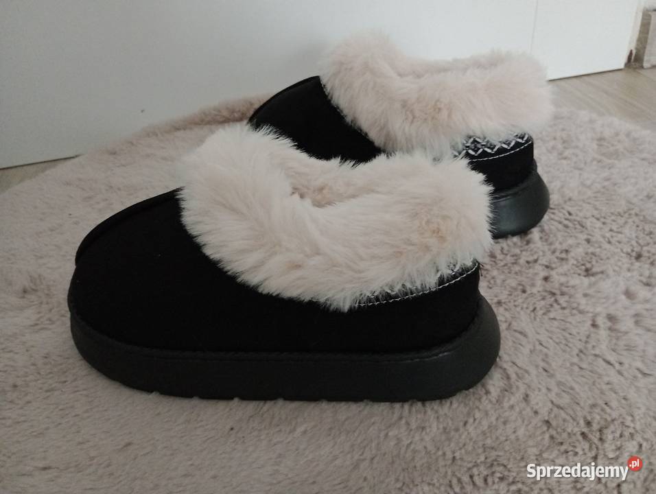 Kapcie damskie rozmiar 3839 inna Sandały i klapki Malbork